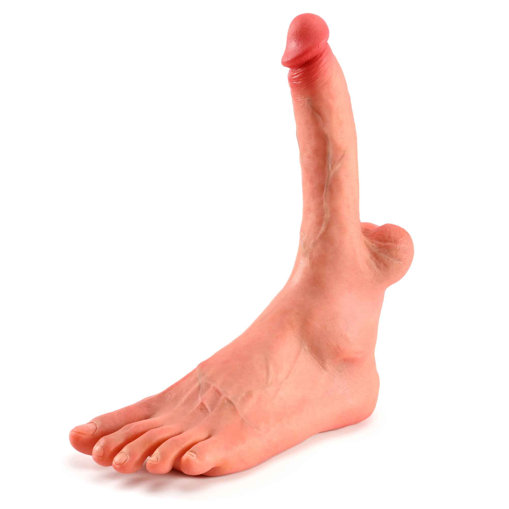 Realistic Male Foot–Dildo Hybrid - LJ-MFD