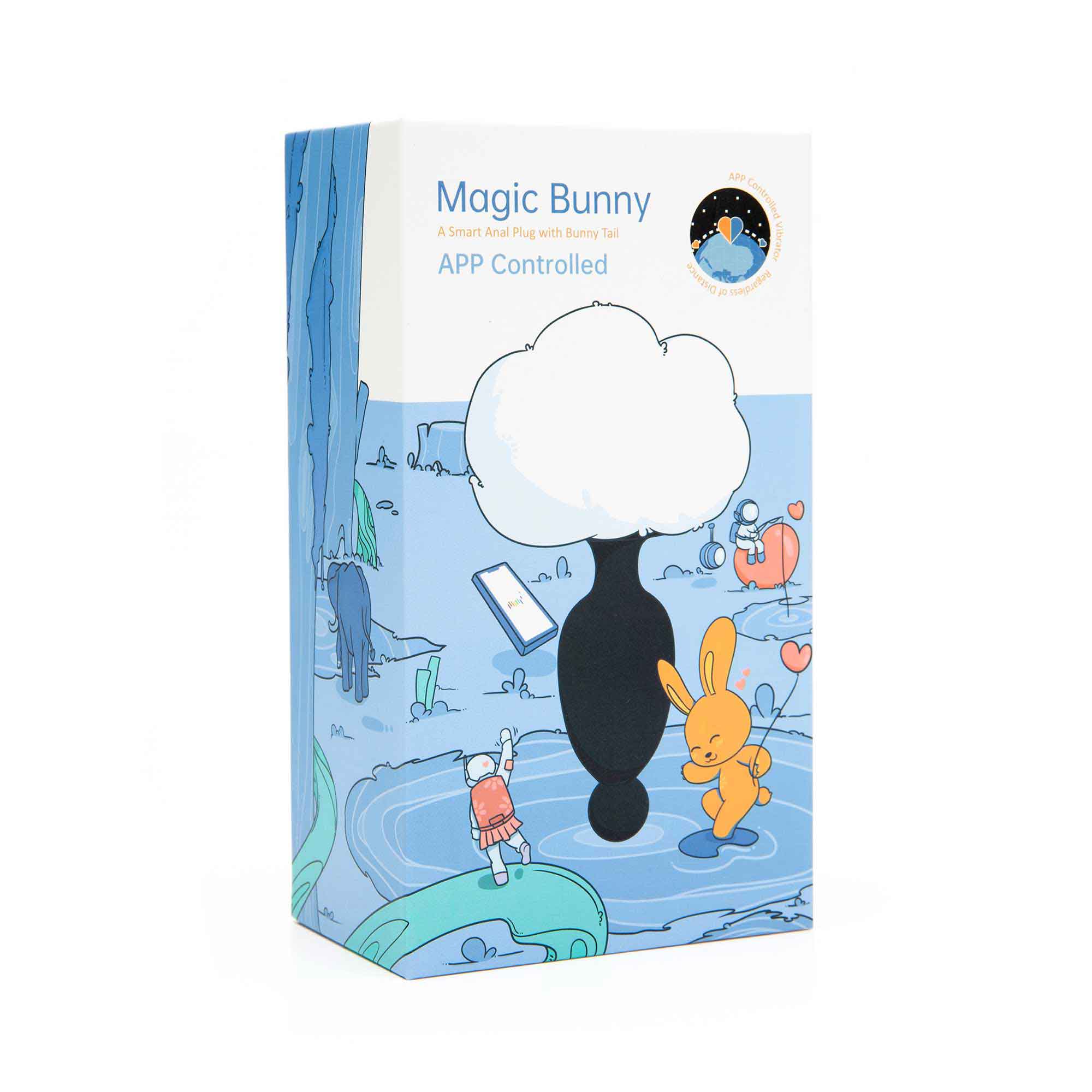 Magic Motion Bunny APP Controlled A Smart Anal Plug with Bunny Tail - MM-BUNNY