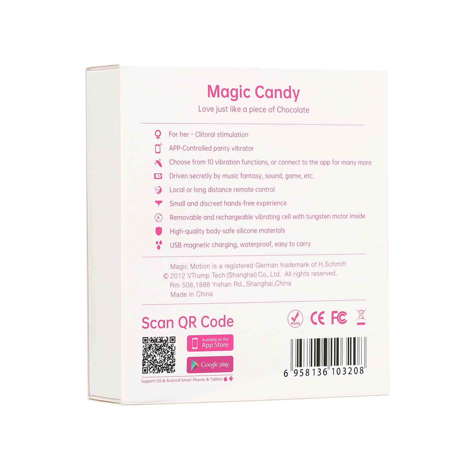 Magic Motion Candy APP Controlled Wearable Vibe with Pants - MM-CANDY