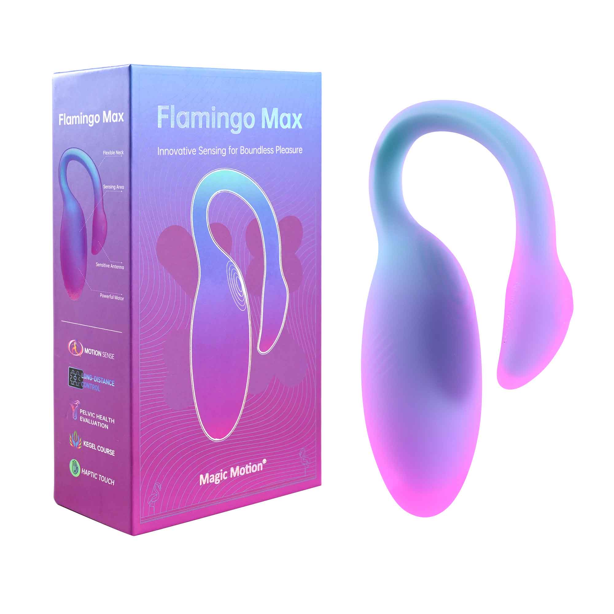 Magic Motion Flamingo APP Controlled An Innocative Wearable Vibrator - MM-FLAMINGOMAX BLU