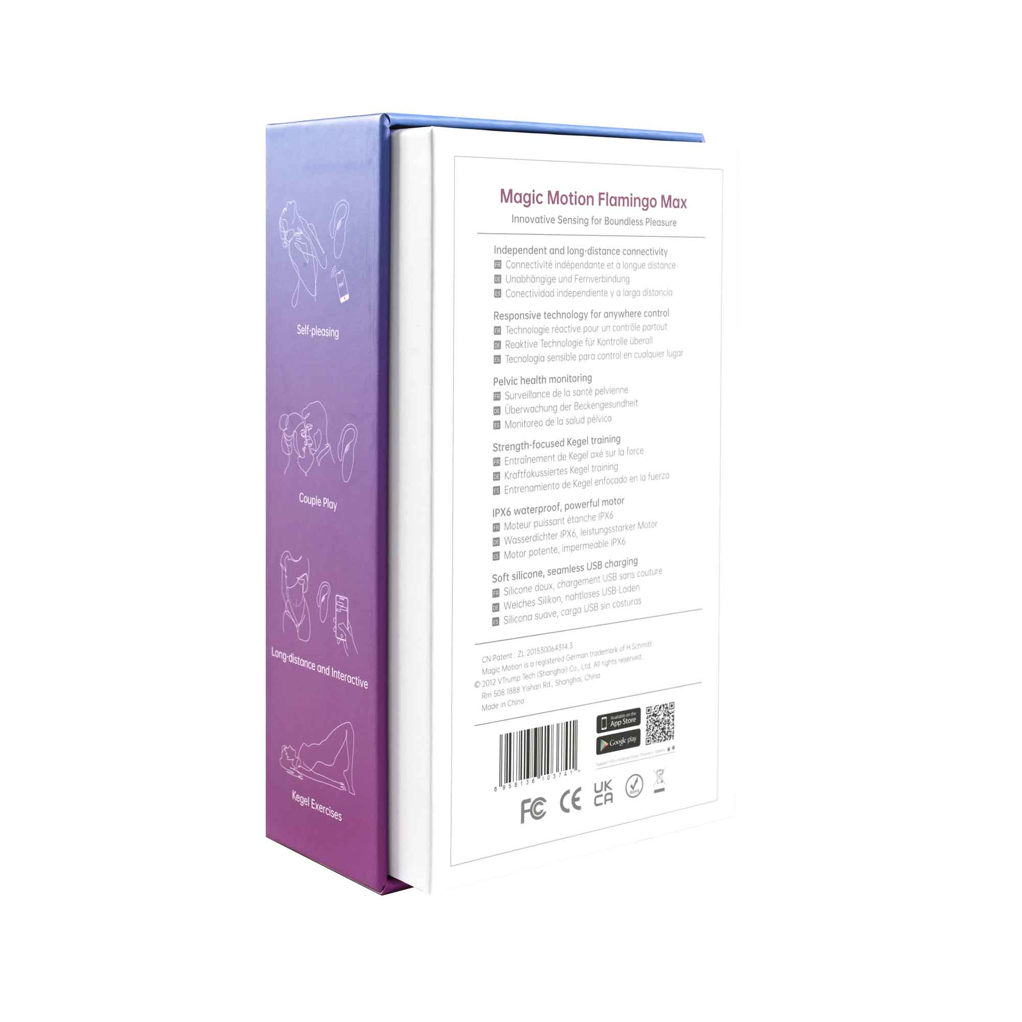 Magic Motion Flamingo APP Controlled An Innocative Wearable Vibrator - MM-FLAMINGOMAX BLU