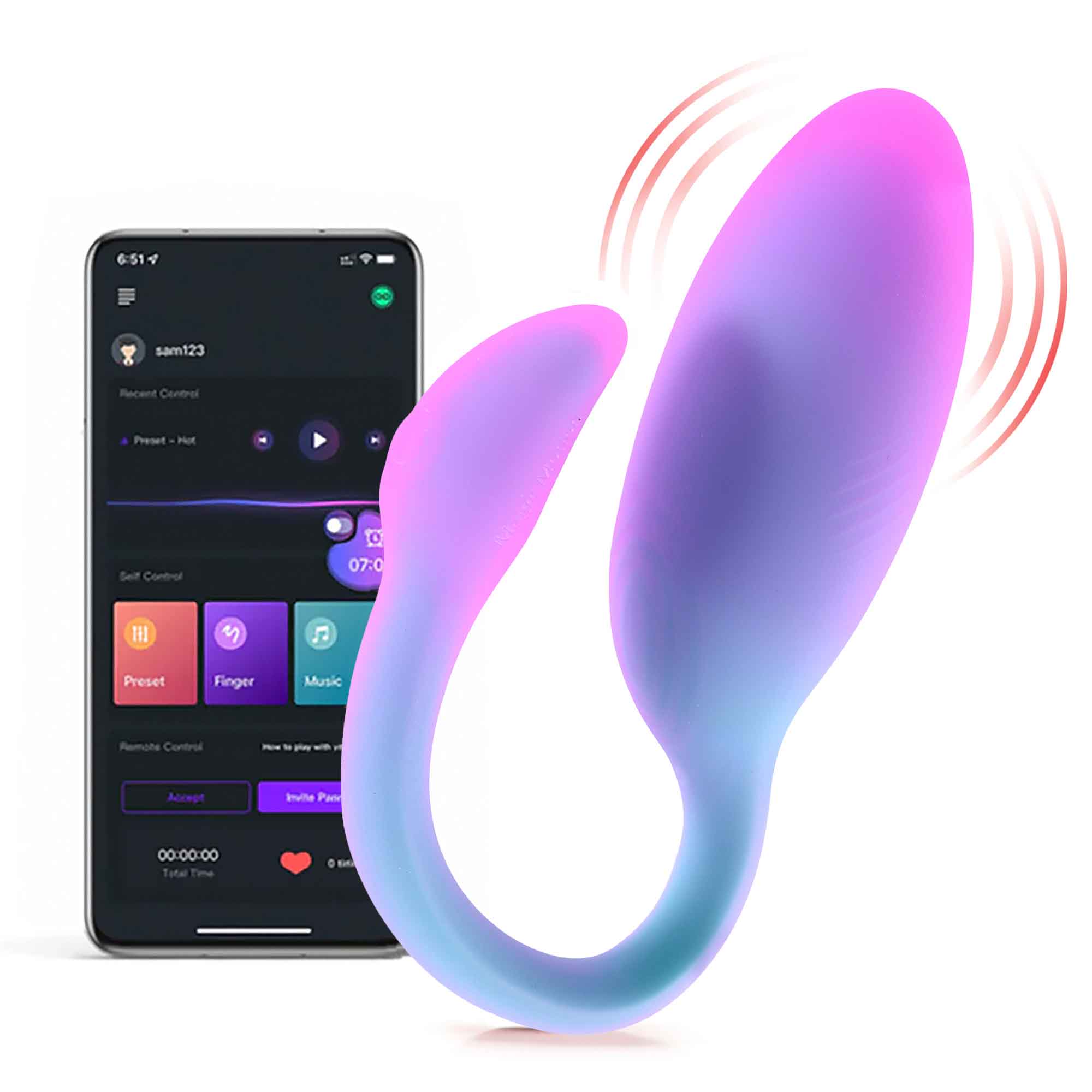 Magic Motion Flamingo APP Controlled An Innocative Wearable Vibrator - MM-FLAMINGOMAX BLU