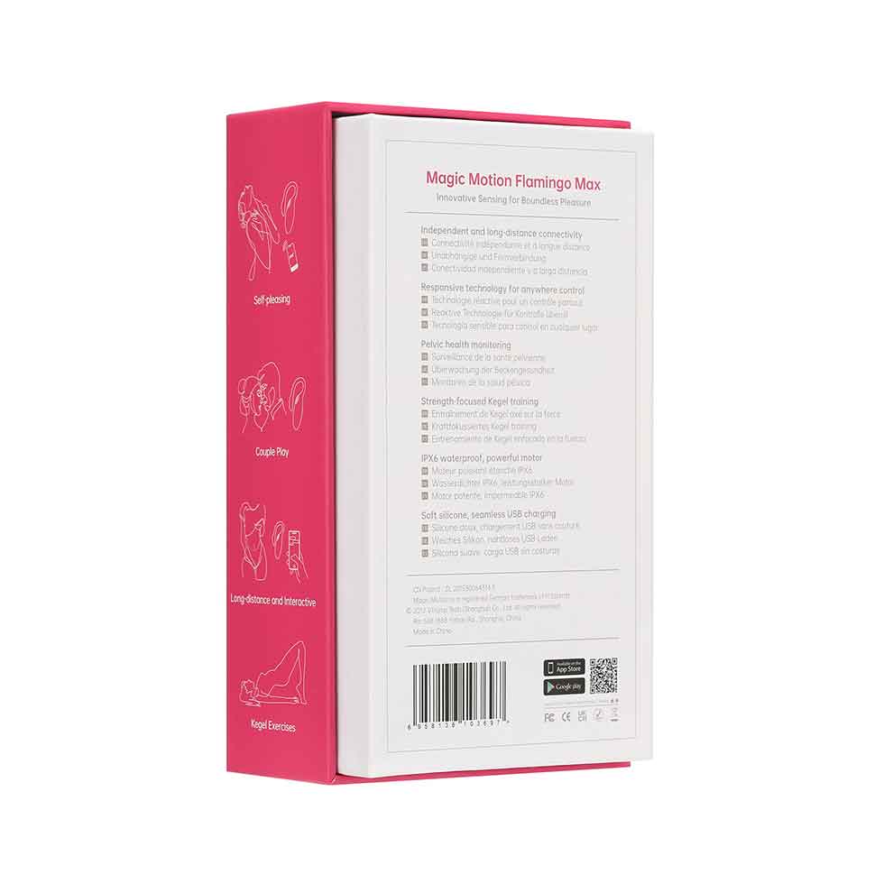 Magic Motion Flamingo APP Controlled An Innocative Wearable Vibrator - MM-FLAMINGOMAX PNK
