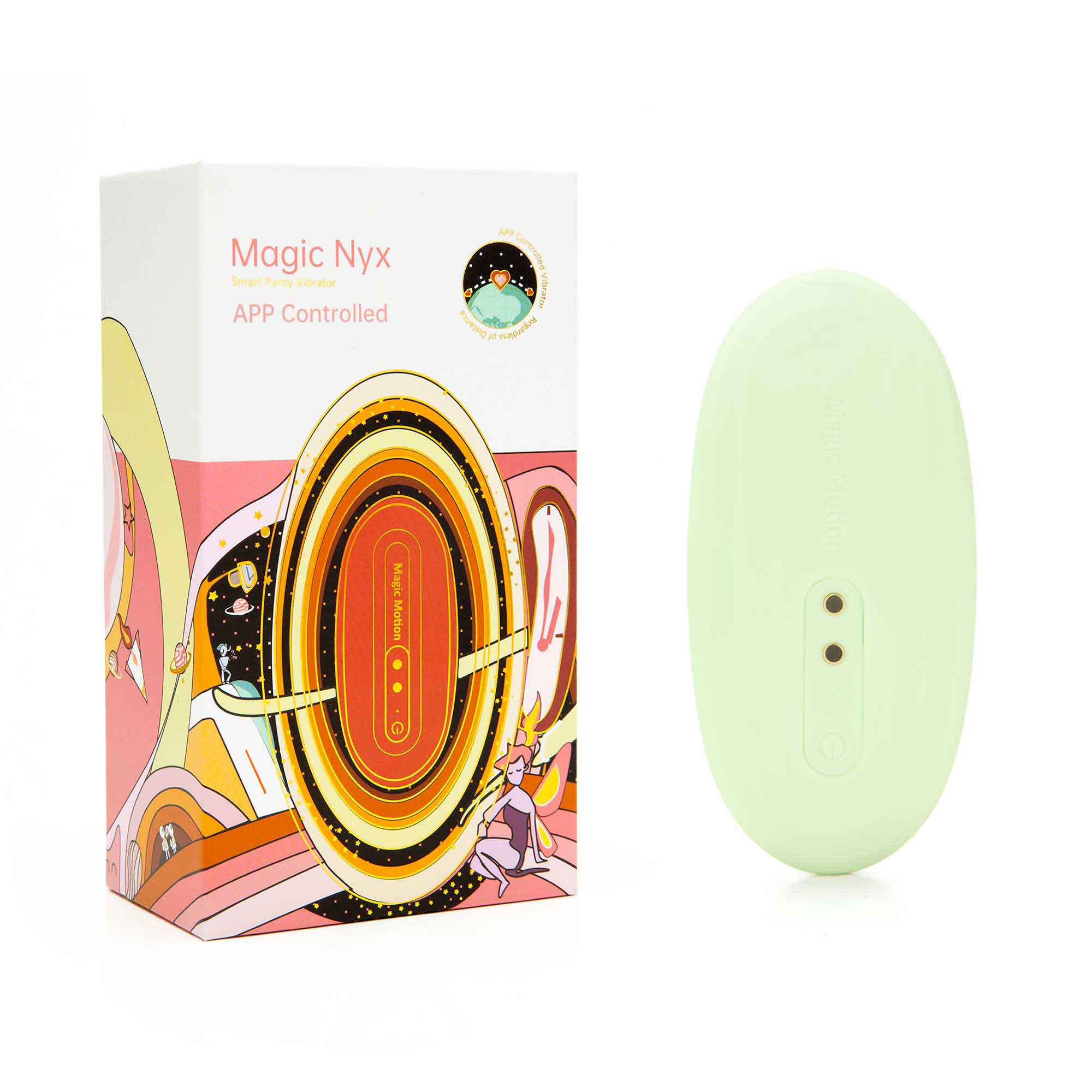 Magic Motion NYX GREEN APP Controlled Smart Panty Vibrator - MM-NYX GRN