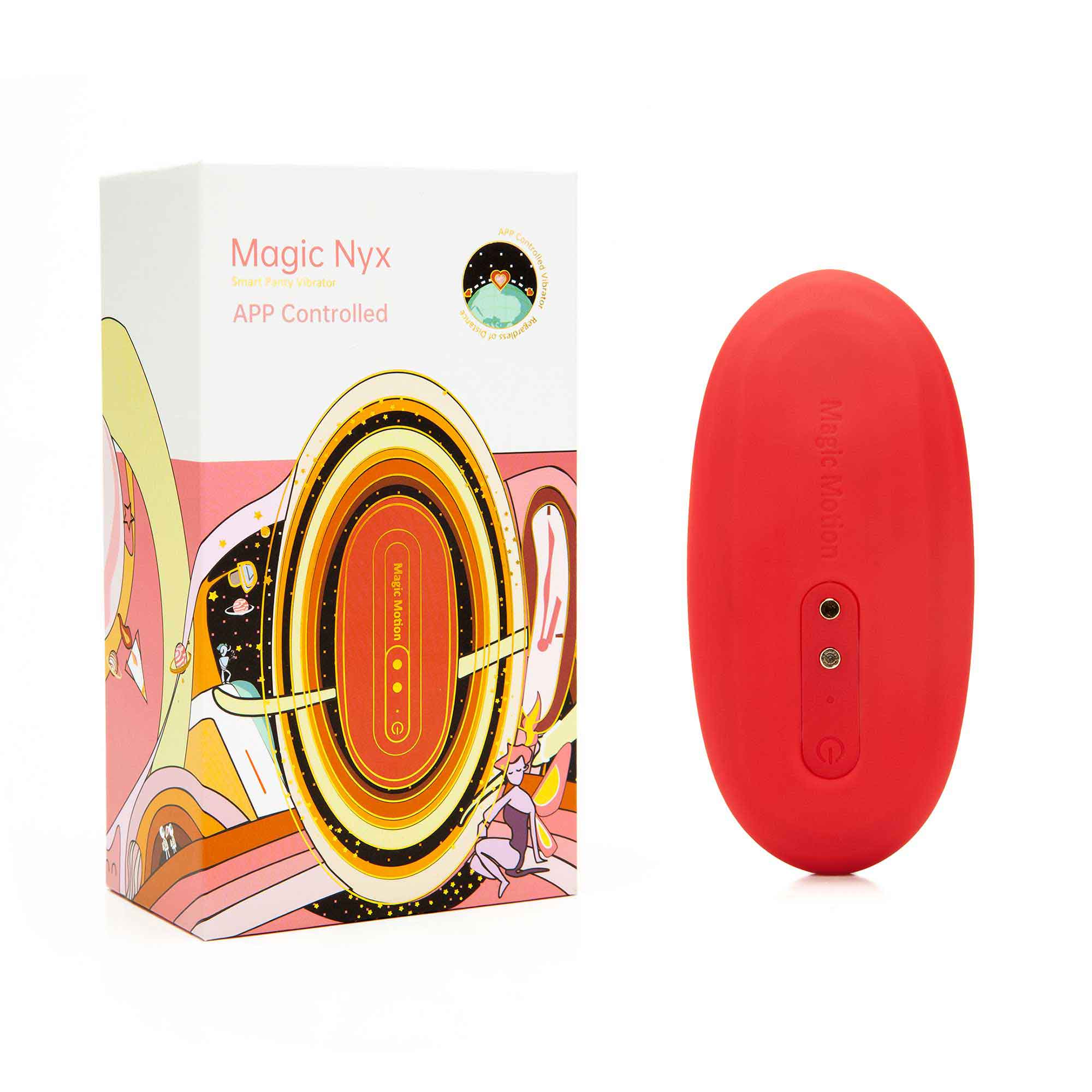 Magic Motion NYX RED APP Controlled Smart Panty Vibrator - MM-NYX RED