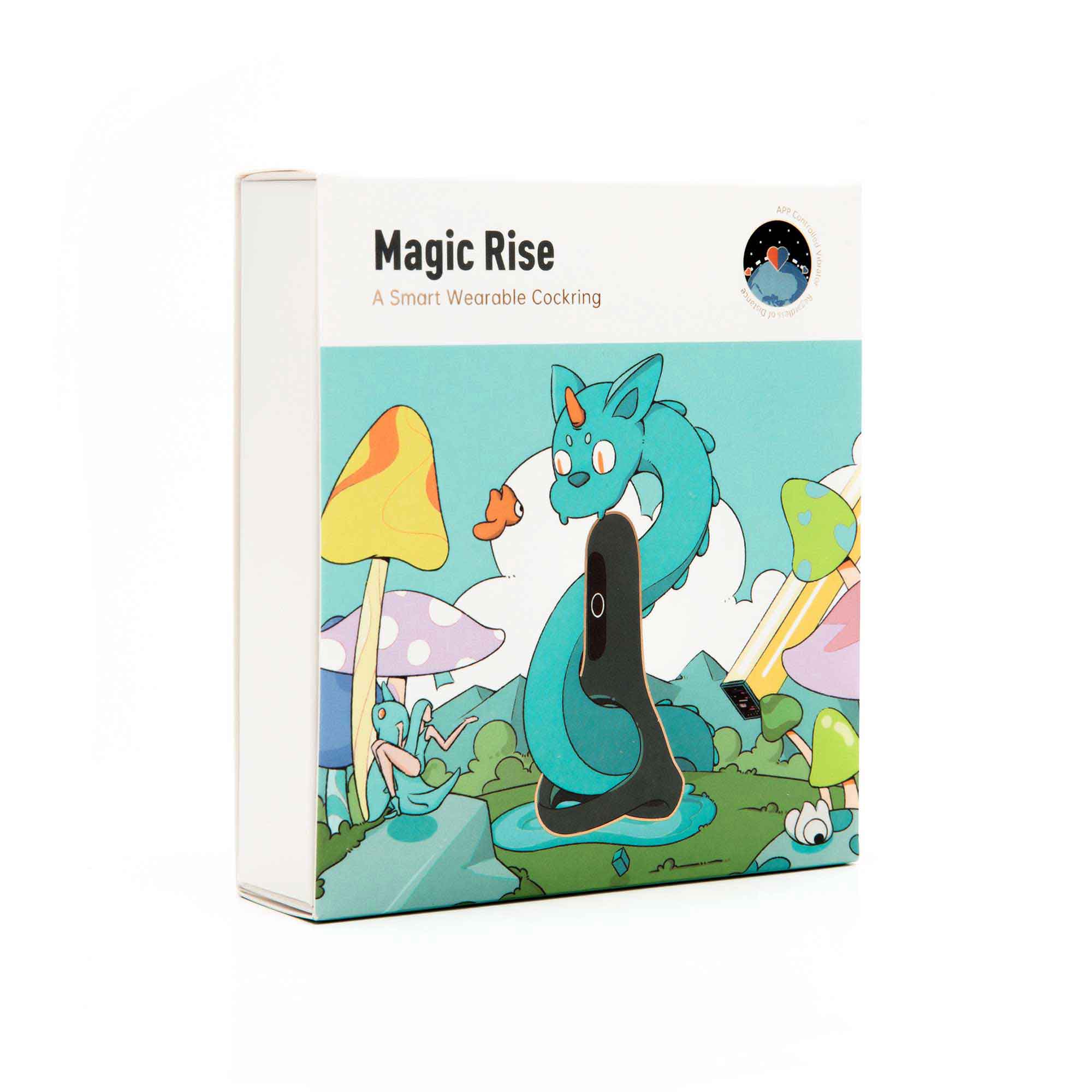 Magic Motion Rise TURQUOISE APP Controlled A Smart Wearable Cockring - MM-RISE TURQ