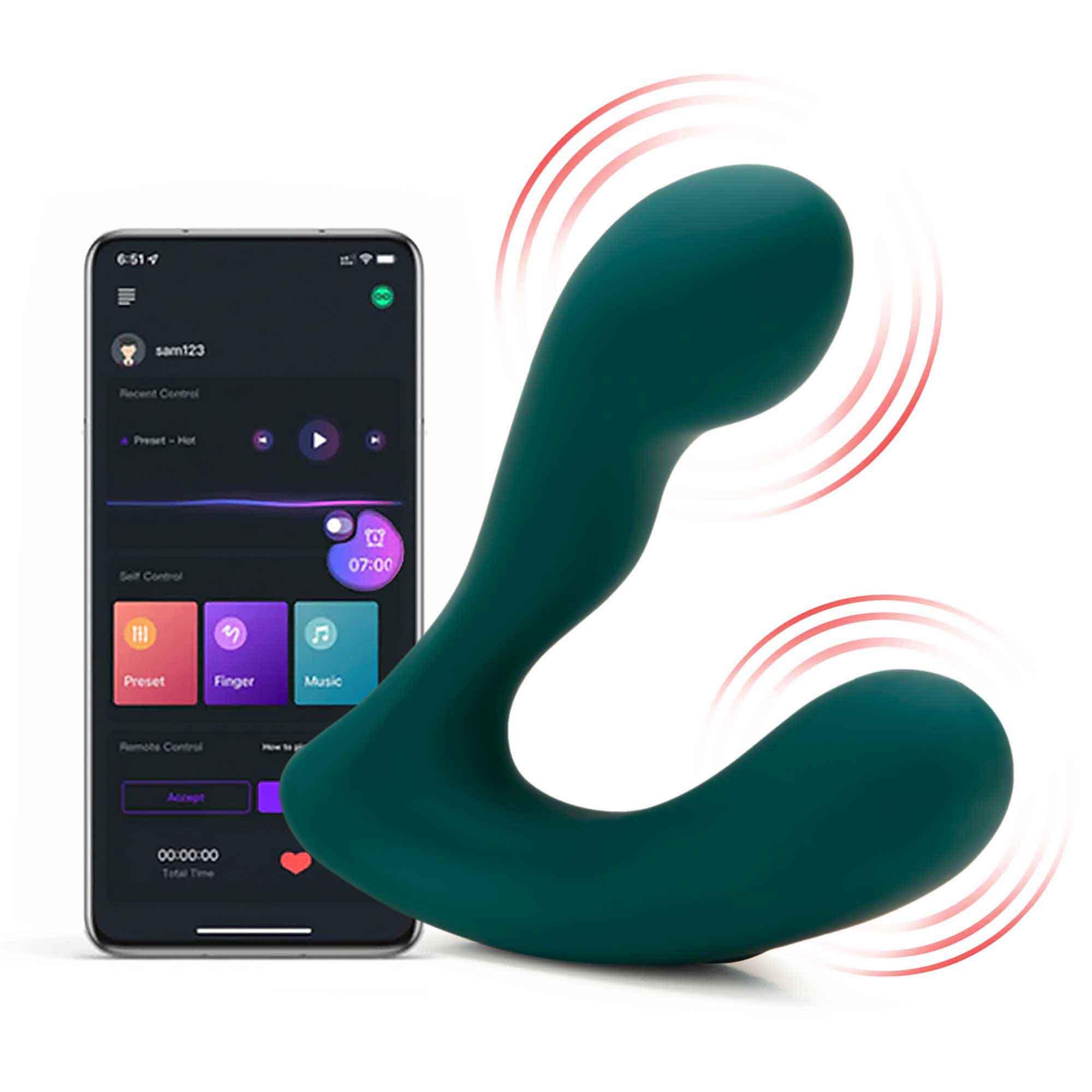 Magic Motion Solstice X Adjustable APP Controlled Prostate Massager - MM-SOLSTICE-X