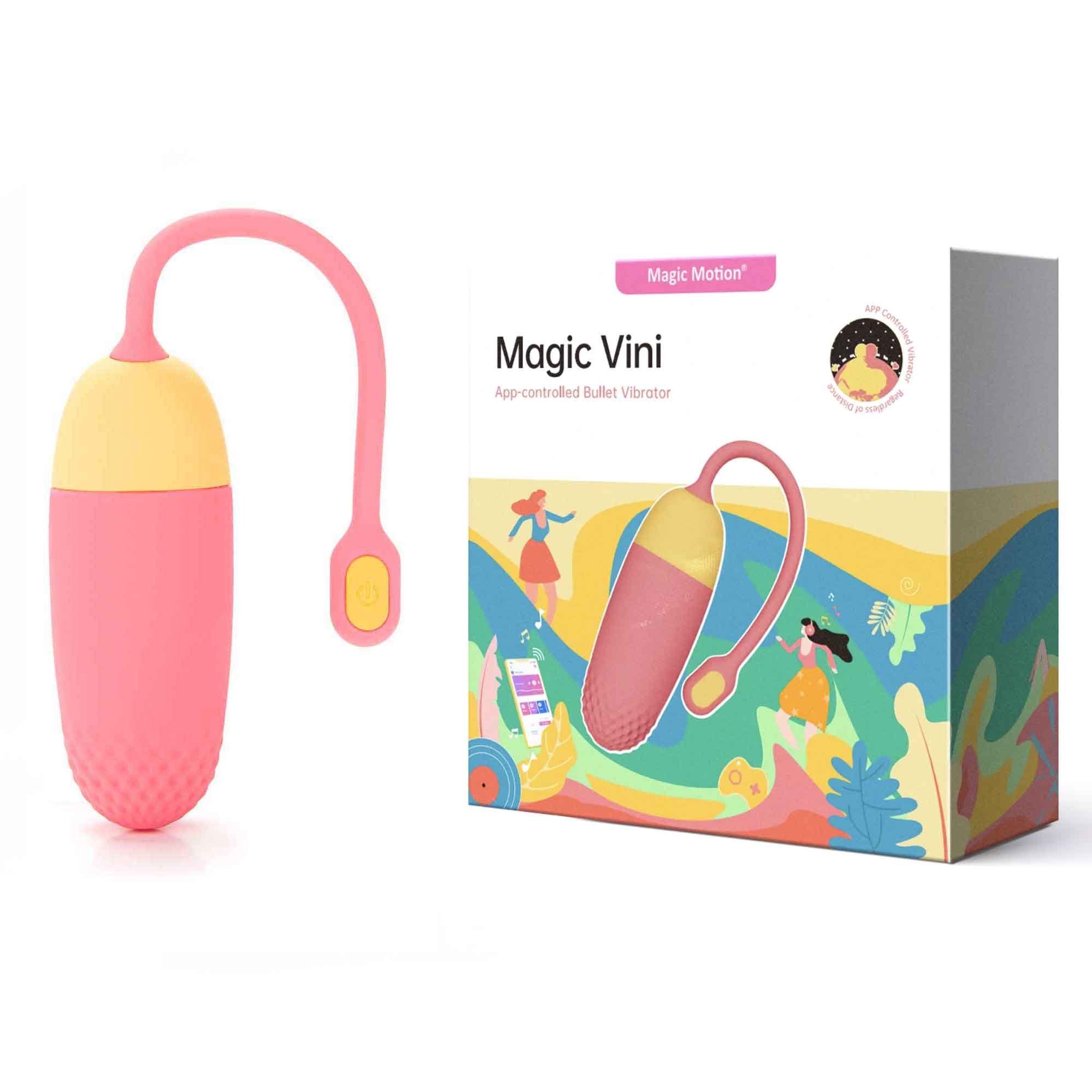 Magic Motion Vini ORANGE APP Controlled Vibrator - MM-VINI ORN
