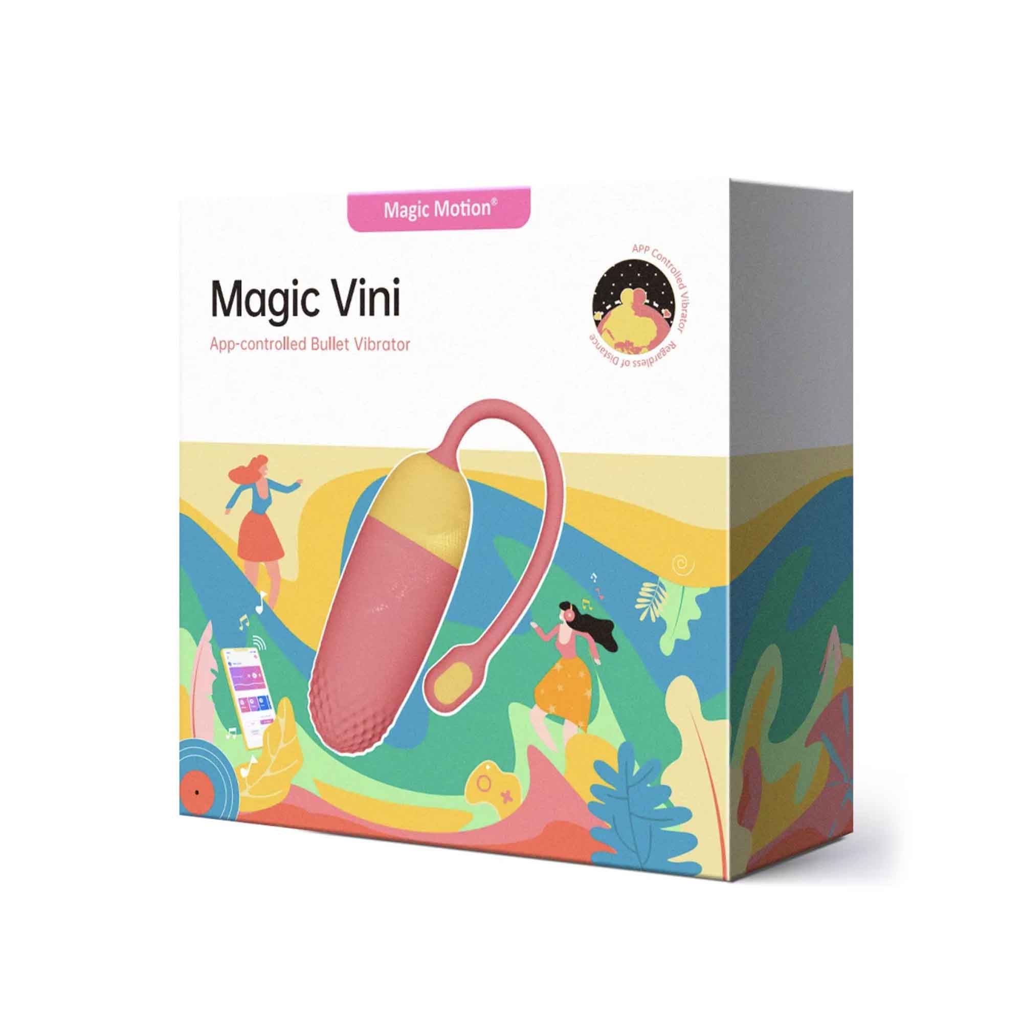 Magic Motion Vini ORANGE APP Controlled Vibrator - MM-VINI ORN