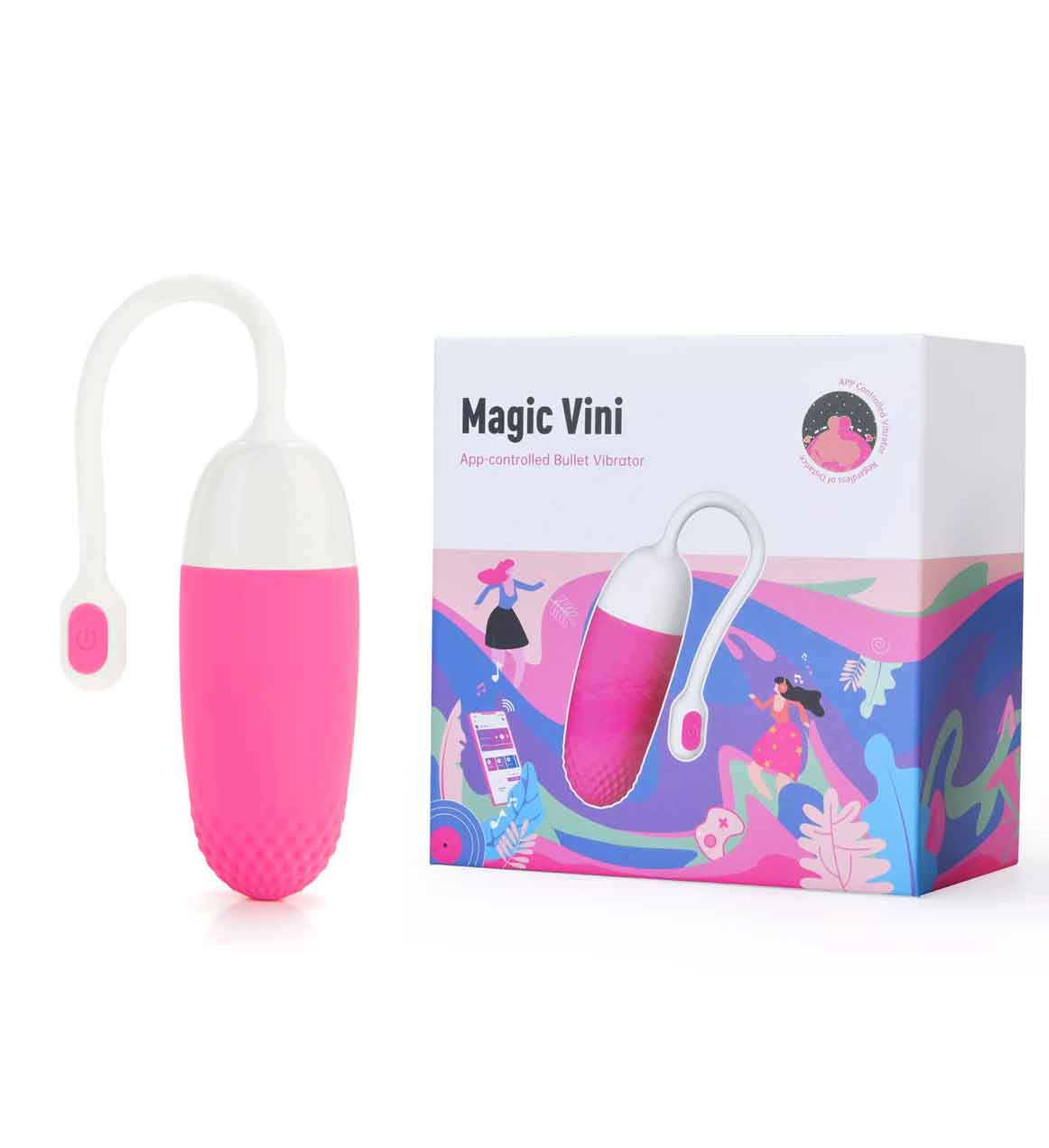 Magic Motion Vini PINK APP Controlled Vibrator - MM-VINI PNK