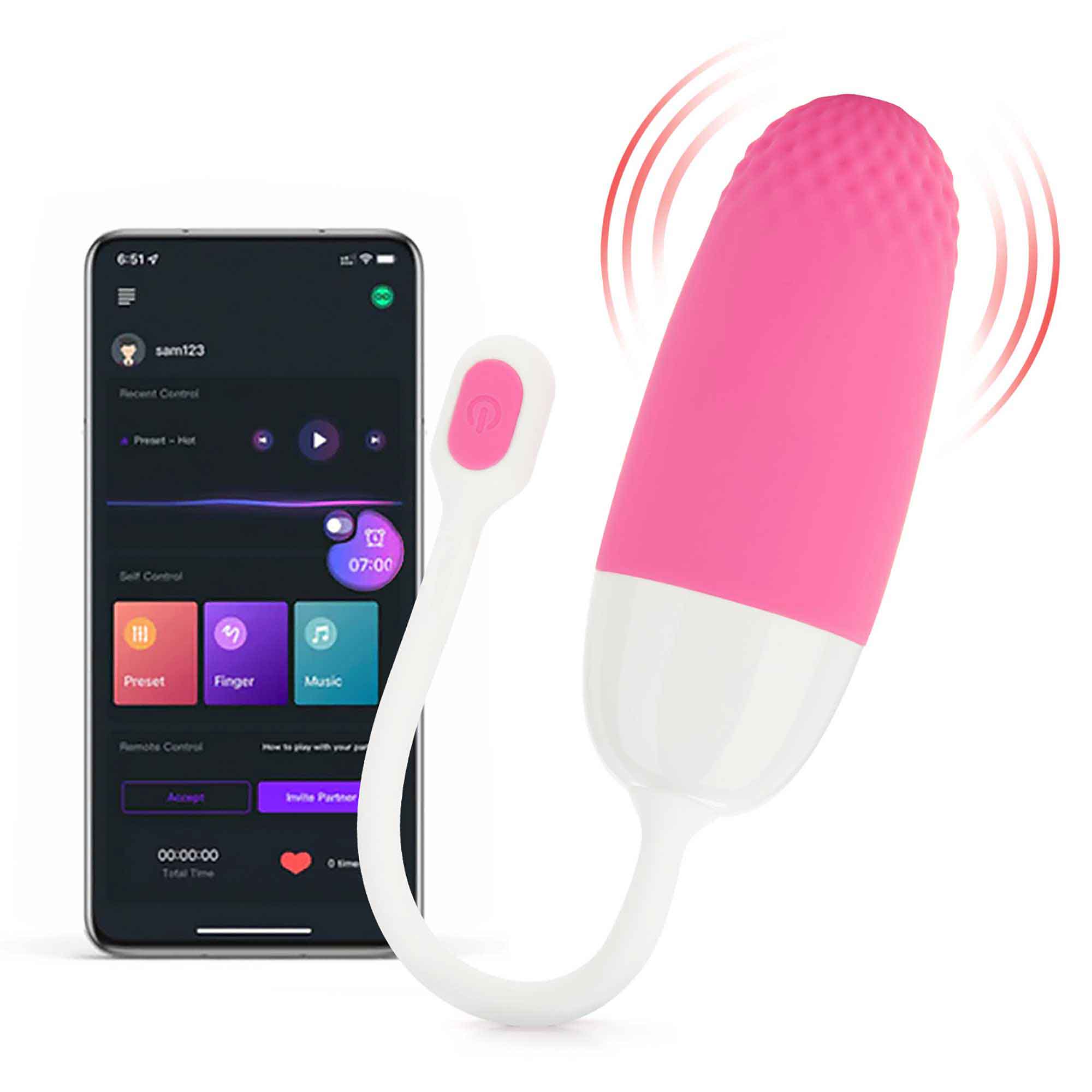 Magic Motion Vini PINK APP Controlled Vibrator - MM-VINI PNK