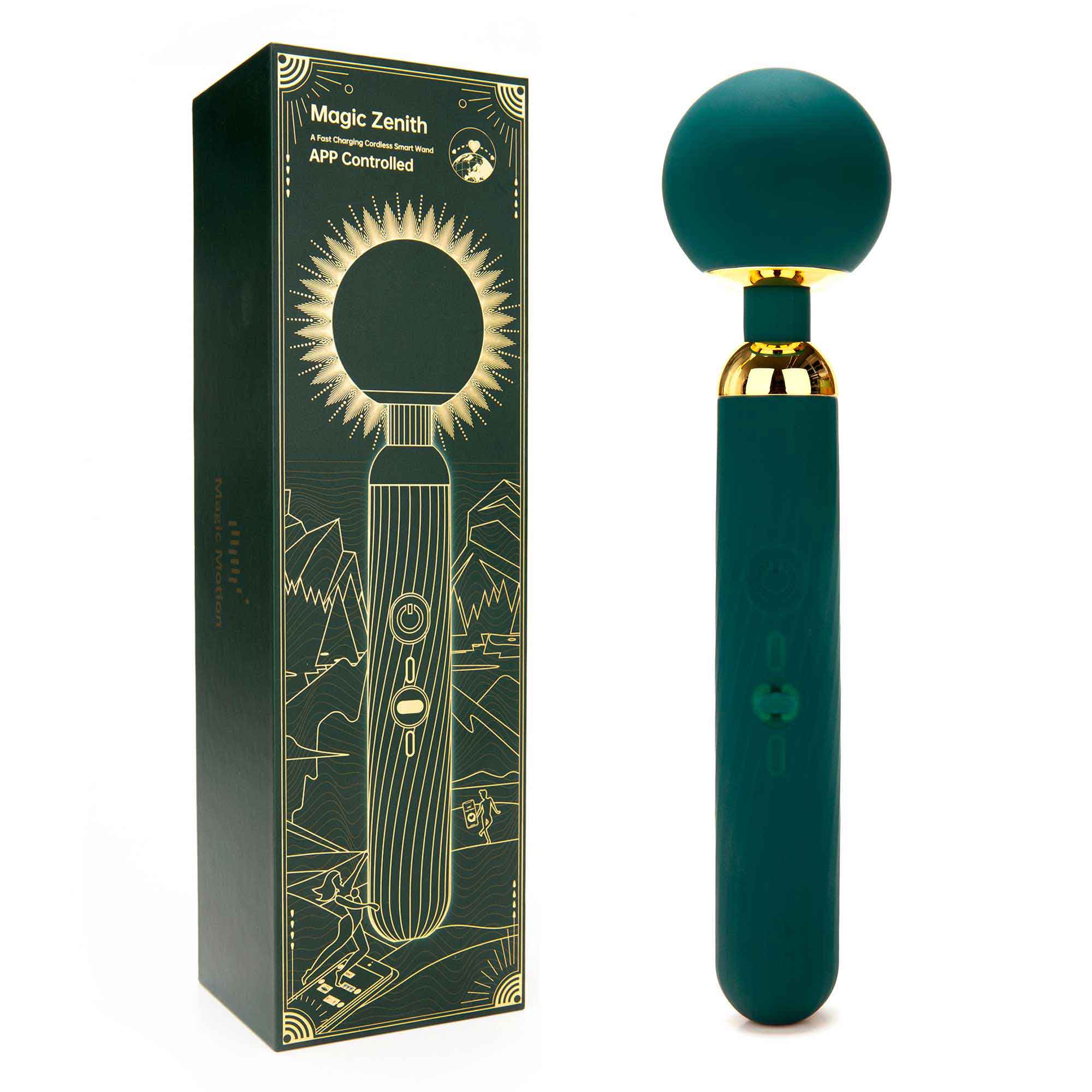 Magic Motion Zenith APP Controlled A Fast Charging Cordless Smart Wand - MM-ZENITH