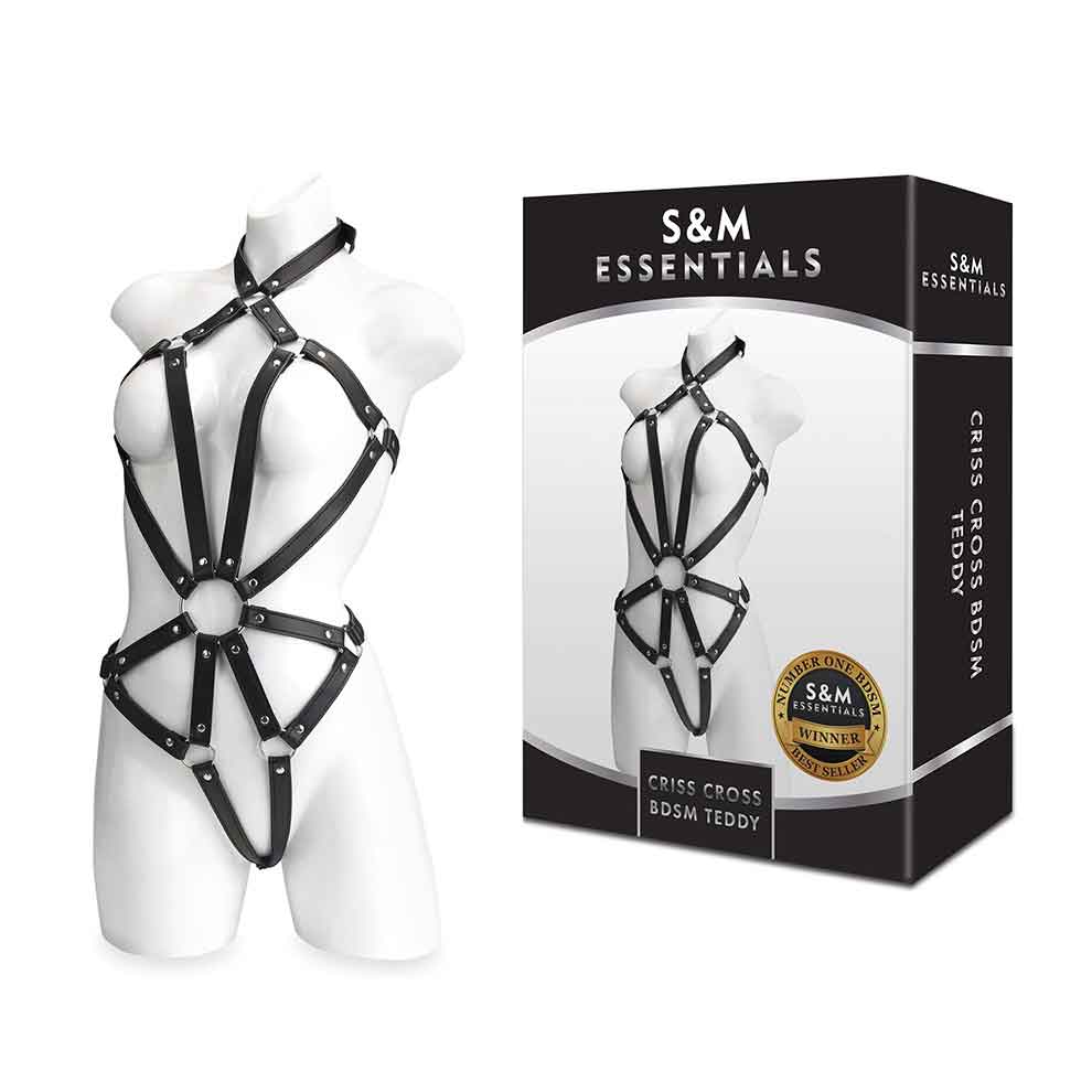 Criss Cross BDSM Teddy - SMES-904