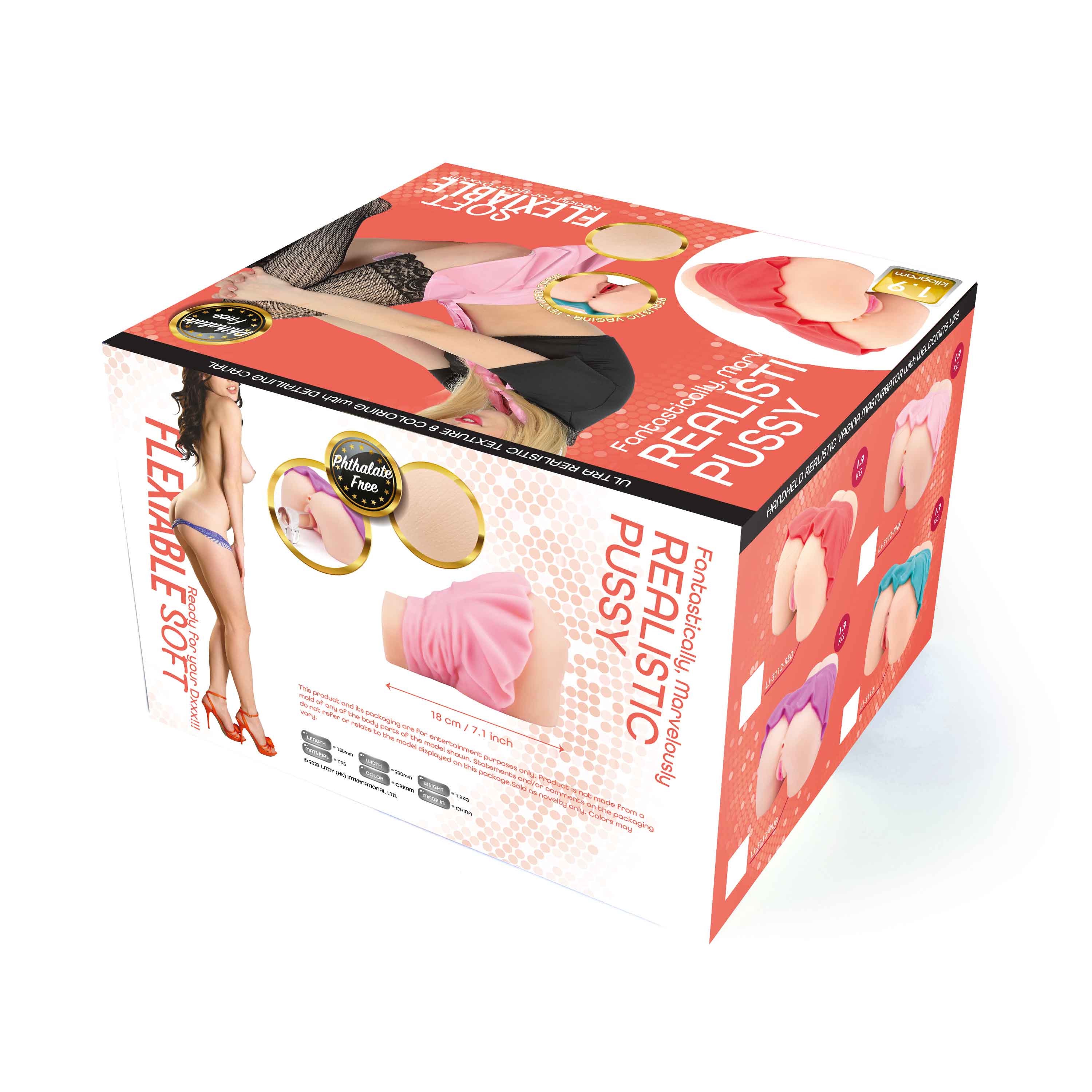 1.9 kg Mini Skirt Masturbator - LJ3112 RED