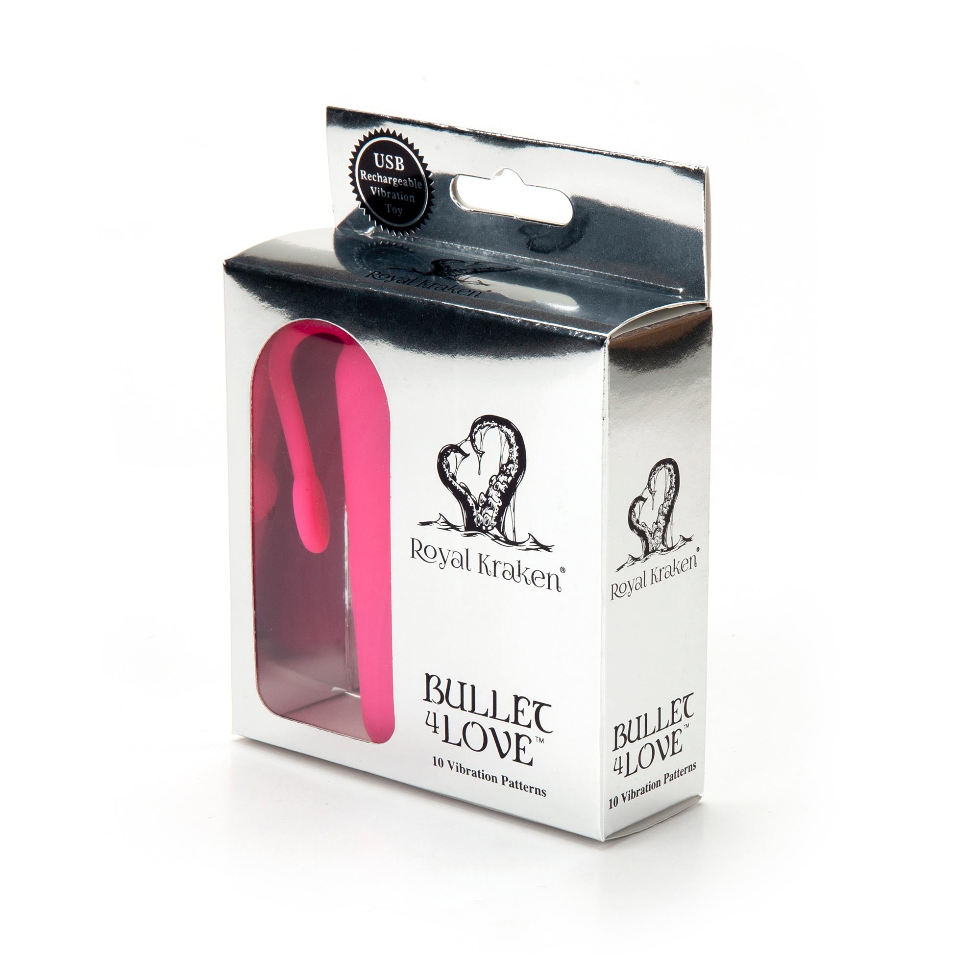 Bullet 4 Love - Rechargeable vibe with tail - Pink   RK-01 PNK